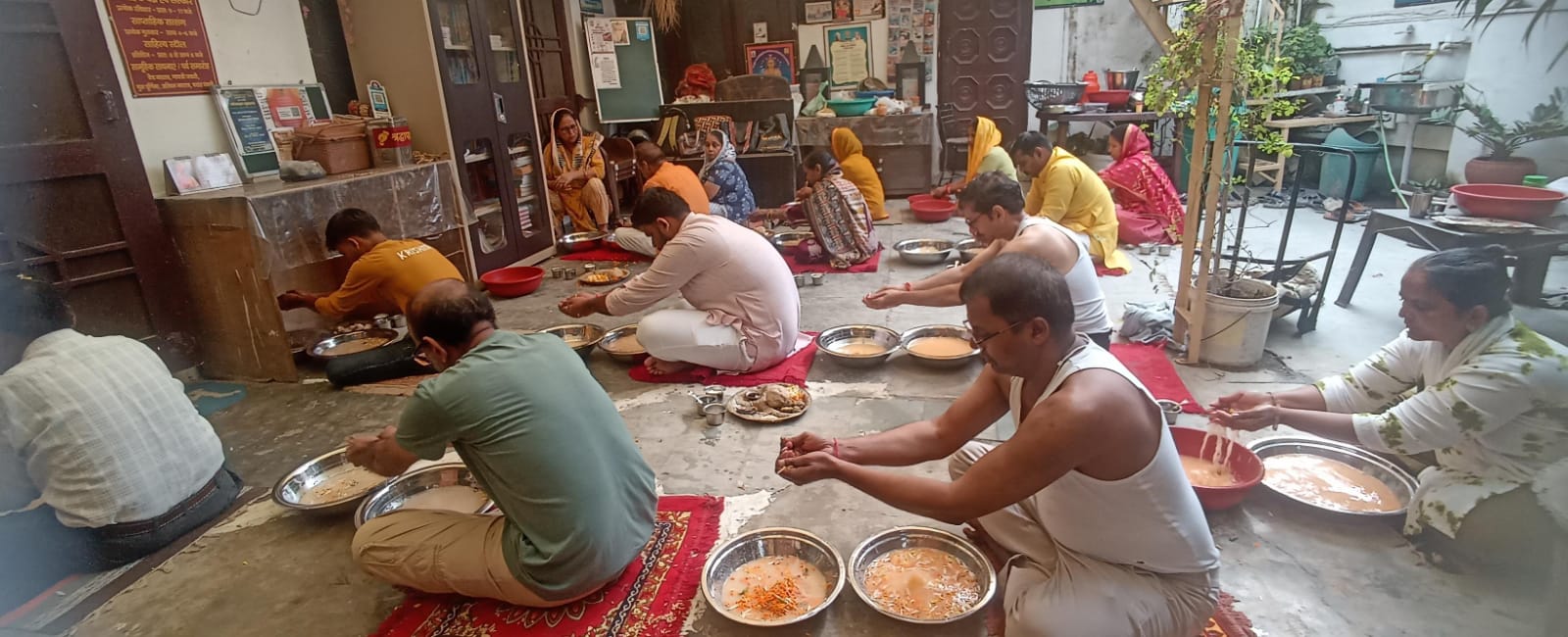 Community gathering at Gayatri Gyan Mandir Meerut